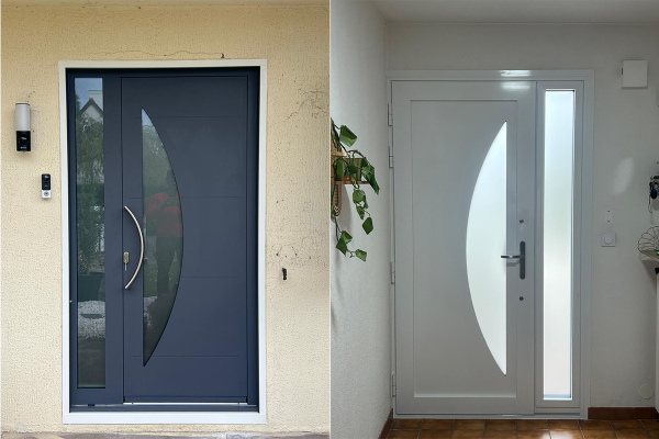  - <p>Porte d’entrée en Alu - 77340 Pontault-Combault</p>